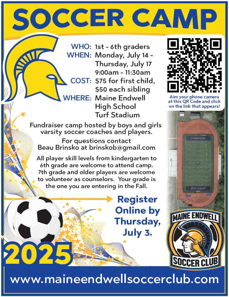 Soccer camp flyer